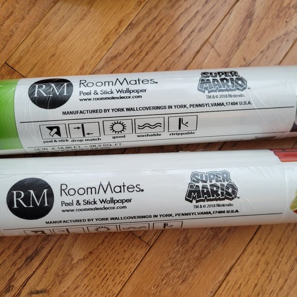 NWT Super Mario Peel and Stick Wallpaper RMK11189RL - Picture 2 of 6